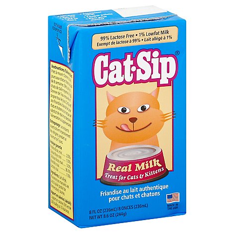 Cat-Sip Milk Treat - 8 Oz