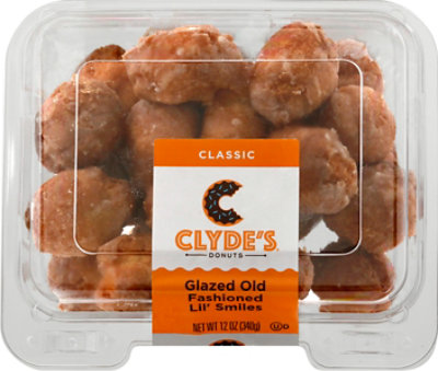 Clydes Glazed Donut Holes Old Fashioned Little Smiles - Each - Image 2