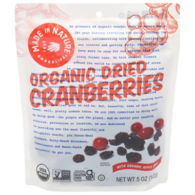 Made in Nature Supersnacks Cranberries Ripe & Ready - 5 Oz - Image 3