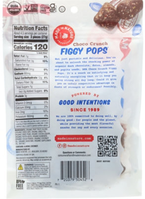 Made In Nature Organic Supersnacks Choco Crunch Figgy Pops - 4.2 Oz - Image 6