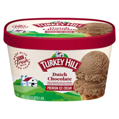 Turkey Hill Ice Cream Dutch Chocolate 1.50 Quart - 48 Fl. Oz.
