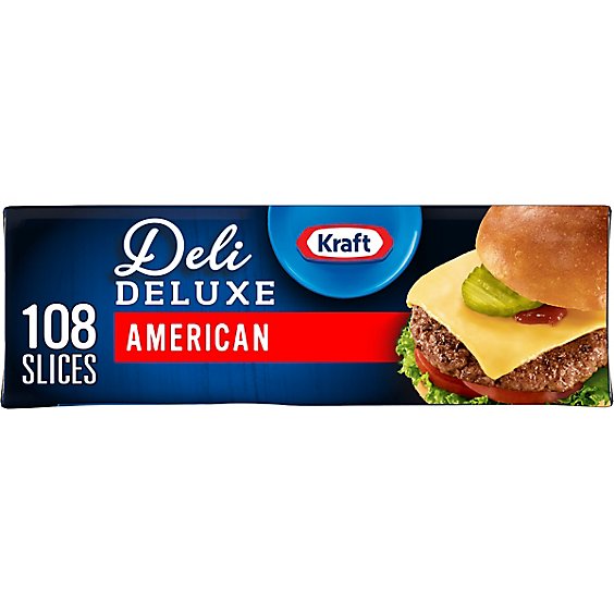 Kraft Deluxe Cheese Singles 108 Slices - 48 Oz