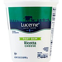 Lucerne Part Skim Ricotta Cheese 32 Oz - 32 Oz - Image 2