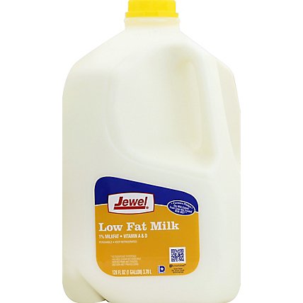 Jewel Low Fat 1% Milk - 128 Fl. Oz. - Image 2