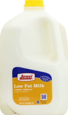 Jewel Low Fat 1% Milk - 128 Fl. Oz. - Image 2