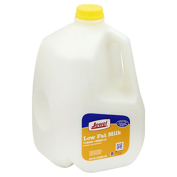 Jewel Low Fat 1% Milk - 128 Fl. Oz.