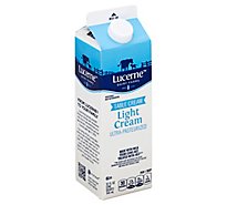 Lucerne Light Cream Ultra Pasteurized - 32 Oz