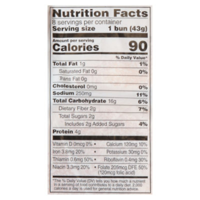 Signature SELECT/Kitchens Count Rolls Hamburger Light 8 Pack - 13 Oz - Image 3