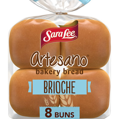 Sara Lee Artesano Brioche Hamburger Buns - 8 CT - Image 1