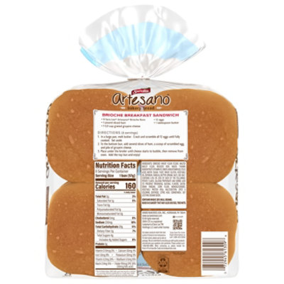 Sara Lee Artesano Brioche Hamburger Buns - 8 CT - Image 5