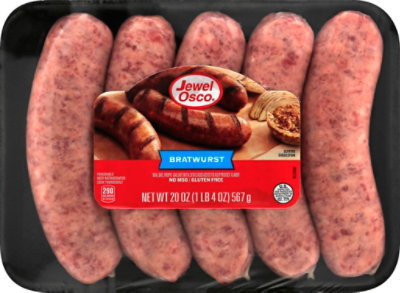 Jewel Sheboygan Bratwurst - 19 Oz - Image 2