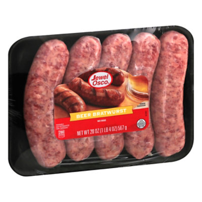 Jewel Beer Bratwurst Links - 19 Oz - Image 1