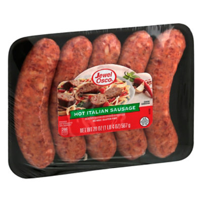 Jewel Hot Italian Sausage - 19 Oz - Image 1