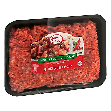 Jewel Hot Bulk Italian Sausage - 20 Oz - Image 1