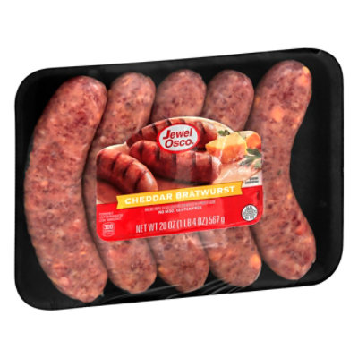 Jewel Cheddar Bratwurst - 19 Oz - Image 1