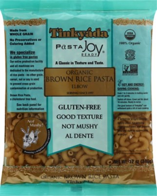 Tinkayada Organic Elbow Brown Rice Pasta, 12 Oz - 12 Oz - Image 2