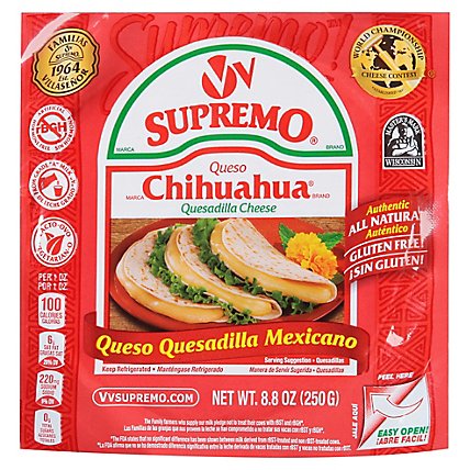 V&V Supremo Queso Chihuahua Melting Mexican Quesadilla - 8.82 Oz - Image 1