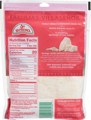 V&V Supremo Cotija Cheese - 7.06 Oz - Image 6