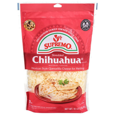 V&V Supremo Chihuahua Quesadilla Shredded Cheese - 16 Oz - Image 3