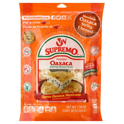V&V Supremo Oaxaca Shredded Cheese - 7.06 Oz - jewelosco