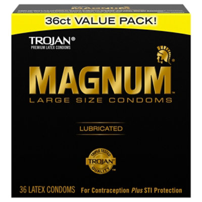 Trojan Magnum Large Size Condoms For Comfort And Sensitivity - 36 Count - Image 3