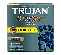 Trojan Sens/Bare Lub Condoms - 24 Count