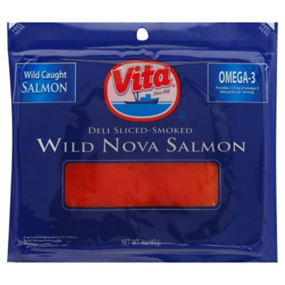 Vita Sliced Smoked Salmon - 3 Oz - Image 3