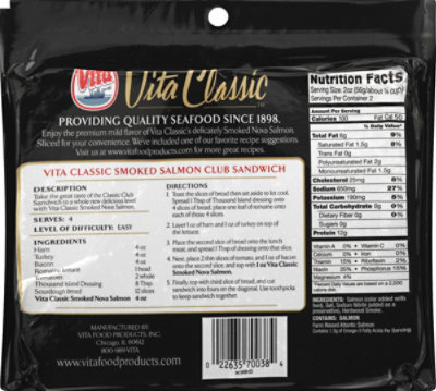 Vita Smoked Nova Lox - 4 Oz - Image 6