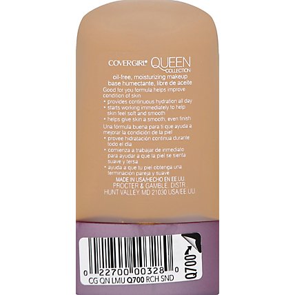 Covergirl Queen Collection Liquid Makeup Foundation Rich Sand 1 Fz - 1Oz - Image 3