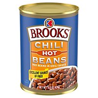 Brooks Chili Beans Hot Flavor Canned Red Beans In Chili Sauce - 15.5 Oz - Image 2