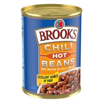 Brooks Chili Beans Hot Flavor Canned Red Beans In Chili Sauce - 15.5 Oz - Image 2