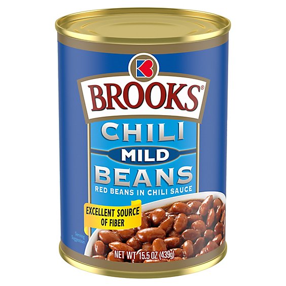 Brooks Chili Beans Mild Flavor Canned