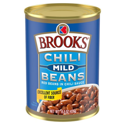 Brooks Chili Beans Mild Flavor Canned Red Beans In Chili Sauce - 15.5 Oz - Image 1