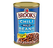 Brooks Chili Beans Mild Flavor Canned Red Beans In Chili Sauce - 40 Oz
