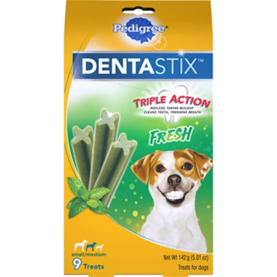 PEDIGREE DentaStix Dog Treats Fresh Medium Box 9 Count 5 Oz jewelosco