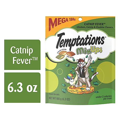 Temptations Mixups Cruchy and Soft Catnip Fever Cat Treats - 6.3 Oz