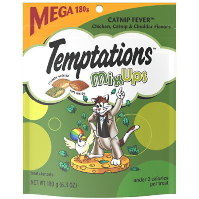 Temptations MixUps Crunchy And Soft Catnip Fever Flavor Cat Treats - 6.3 Oz
