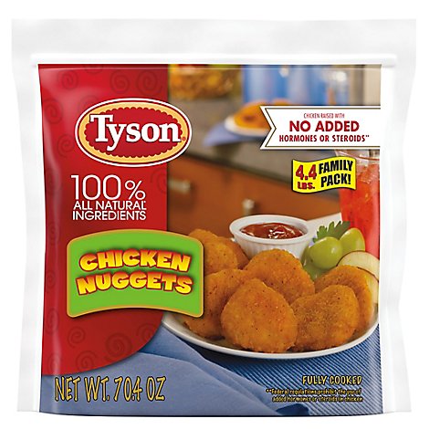 Tyson Fully Cooked Chicken Nuggets - 4.4 Lb