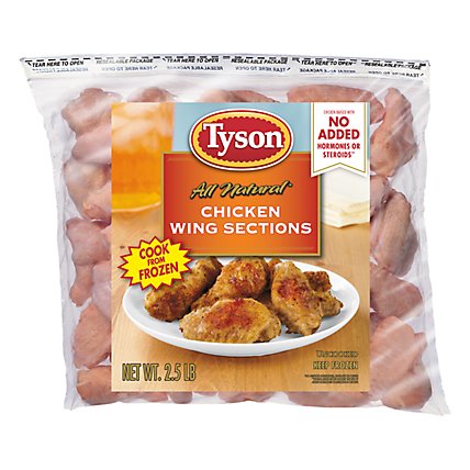 Tyson Chicken Wings Individually Fast Frozen - 2.50 LB - Image 1