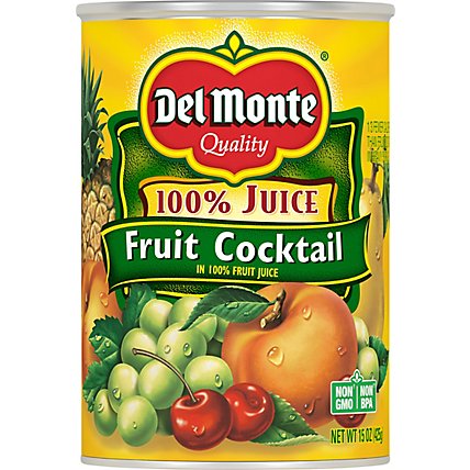 Del Monte Juice In Fruit Cocktail Natural - 15 Oz - Image 2