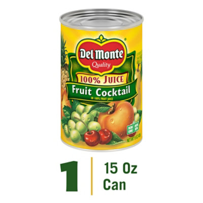 Del Monte Juice In Fruit Cocktail Natural - 15 Oz - Image 1