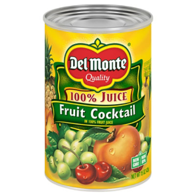 Del Monte Juice In Fruit Cocktail Natural - 15 Oz