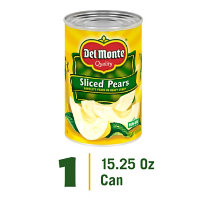 Del Monte Sliced Pears - 15.25 Oz - Image 1