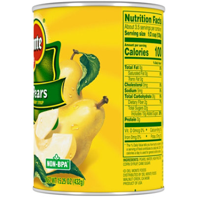 Del Monte Sliced Pears - 15.25 Oz - Image 5