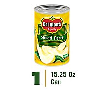 Del Monte Sliced Pears - 15.25 Oz