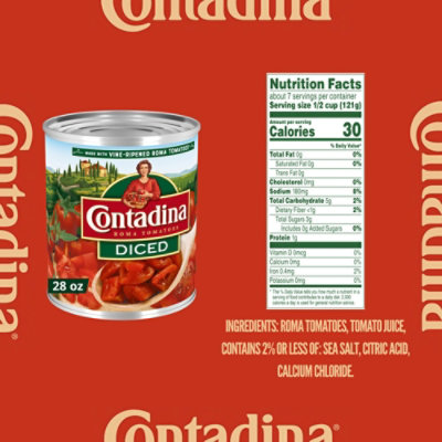 Contadina Diced Tomatoes - 28 Oz - Image 3
