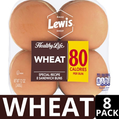 Healthy Life Wheat Hamburger Bun - 12 Oz - Image 2