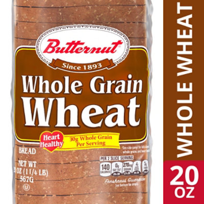 Butternut 100% Whole Grain Wheat Bread - 20 Oz - Image 2