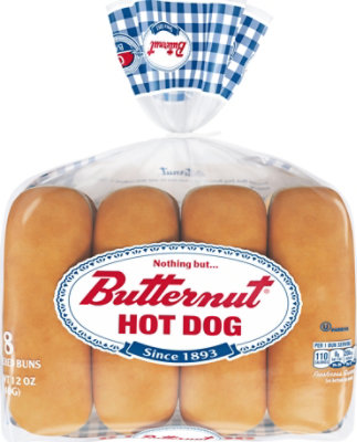 Butternut Hot Dog Buns - 12 Oz - Image 1