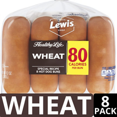 Healthy Life Hot Dog Bun Wheat - 12 Oz - Image 2